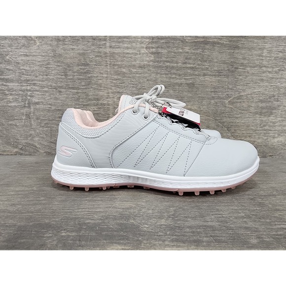Skechers Go Golf Pivot Grey Pink Golf Shoes Size 6.5 Womens - Picture 2 of 11